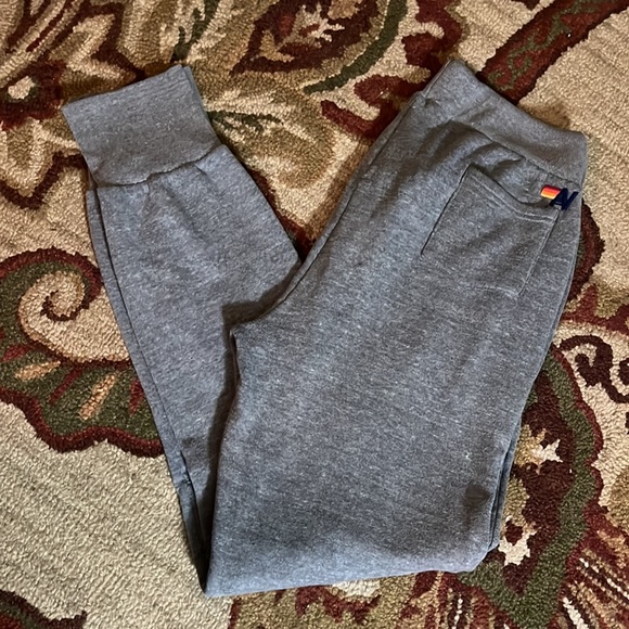AVIATOR NATION Size XXLarge 2X Tall 36" Inseam Shin/Kneepad Sweatpants$198 RARE - Picture 17 of 17